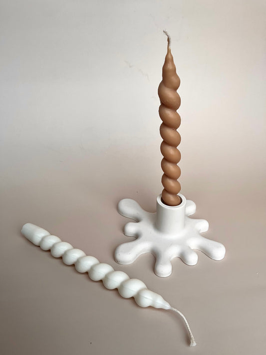 Coffret bougie torsade x2