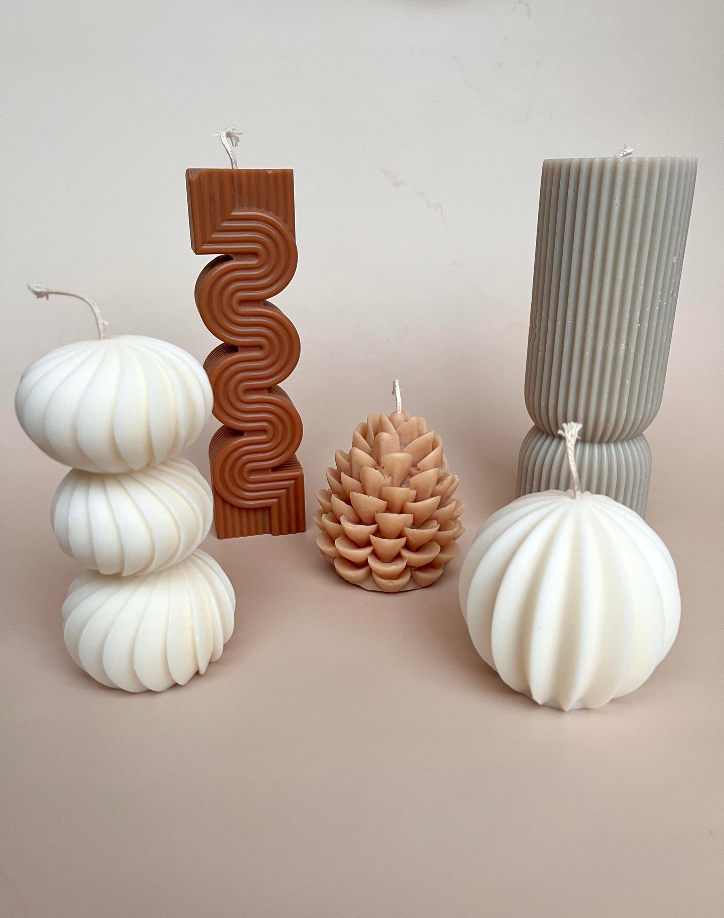 Coffret bougie torsade x2