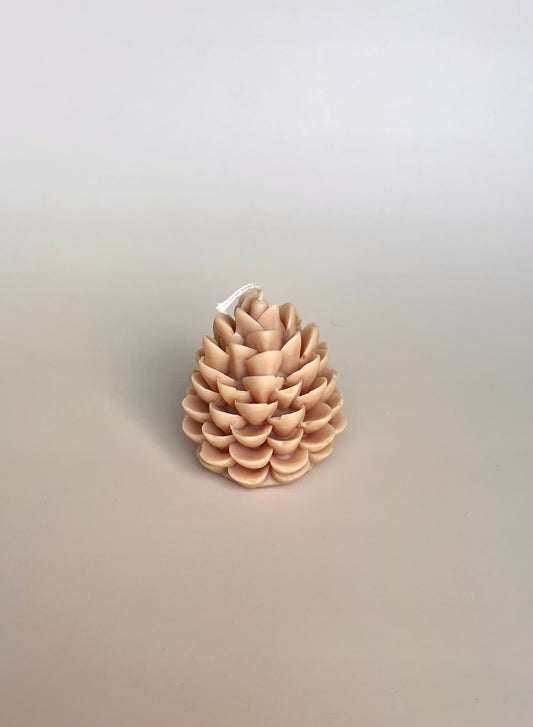 Bougie pomme de pin